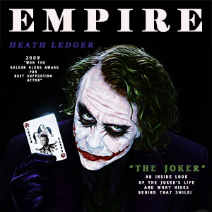Joker is a cover made for a magazine that I created in Photoshop.