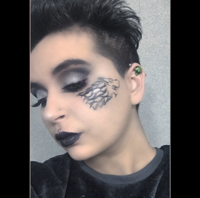 Makeup Look with Direwolf