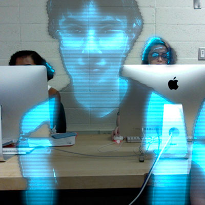 The artist as a holograms