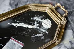 cocaine on a mirror platter