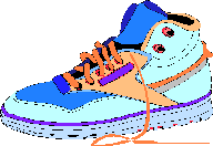 This is an image of an animated shoe flipping from one side to another.