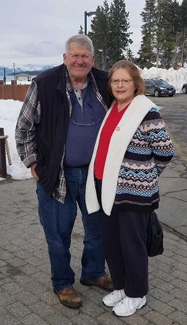 70 year old woman with her husband