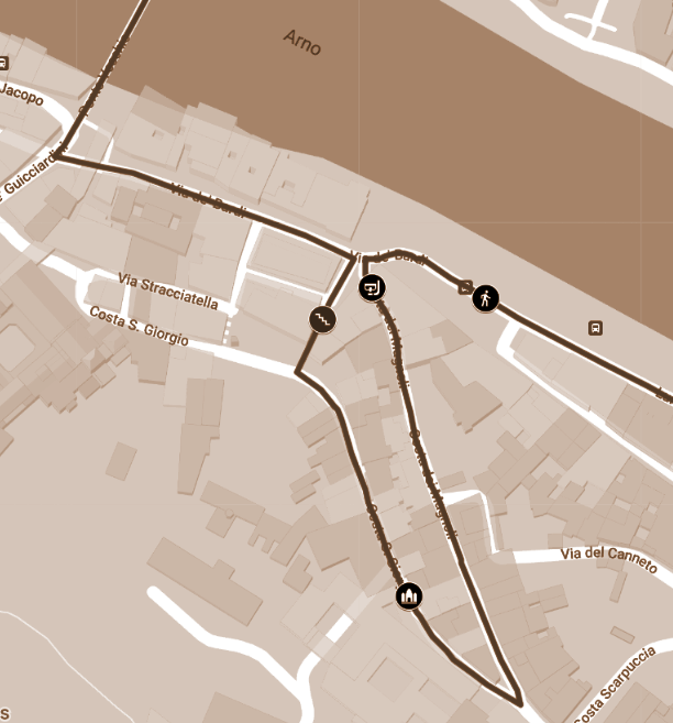 Walking directions for steps 4.1 - 4.3. View on google maps: https://goo.gl/maps/Dtufnujkv1TSThA57