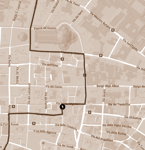 Walking directions for steps 3.1 - 3.4. View on google maps: https://goo.gl/maps/Dtufnujkv1TSThA57