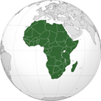 africa globe