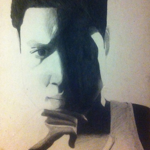 Charcoal Self Portrait