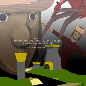 sample work of 3d models