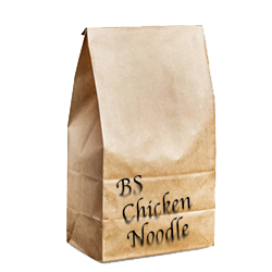 Chicken Noodle in a paper bag
