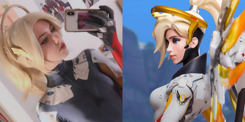 Mercy Angela Ziegler Overwatch cosplay