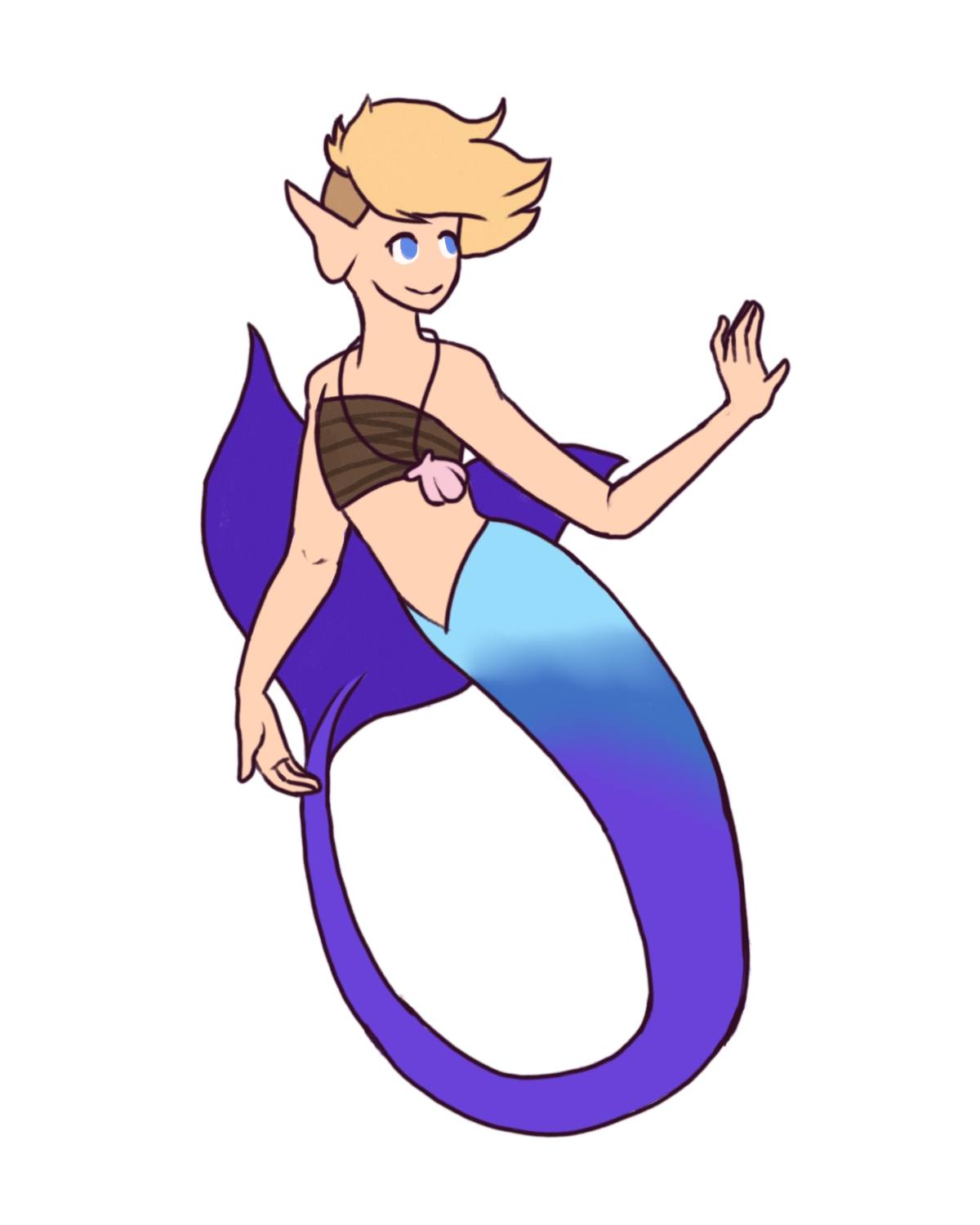 a young merman