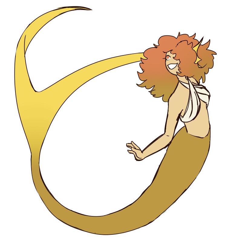 a mermaid based on the planet Venus
