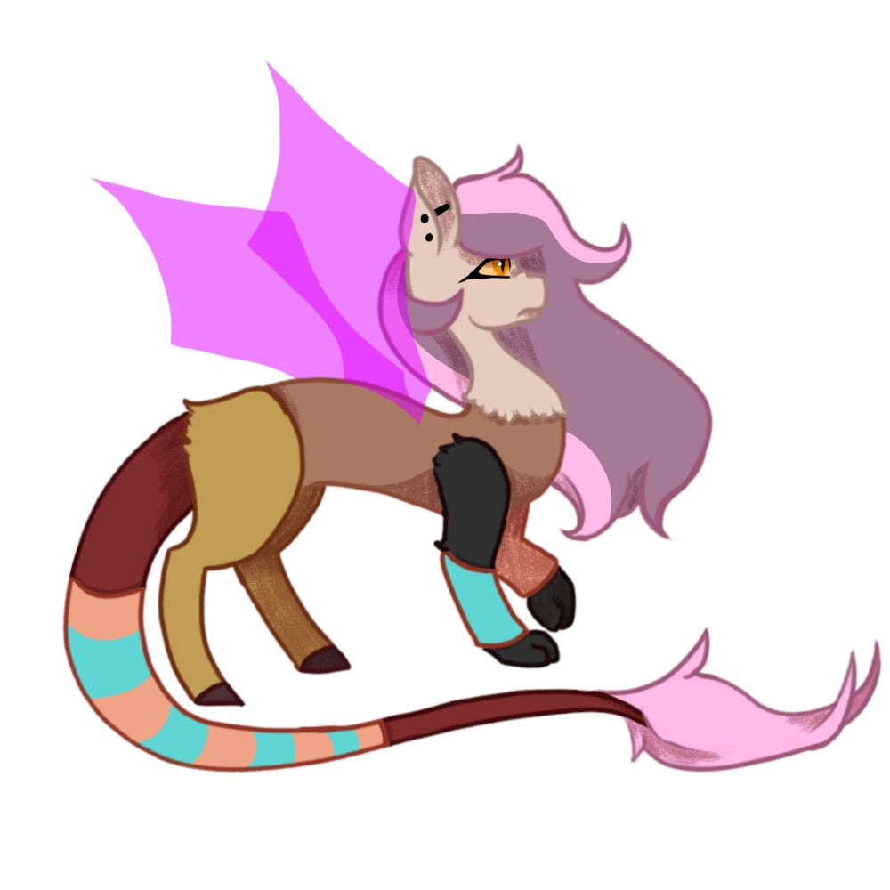 a draconequus fan character.