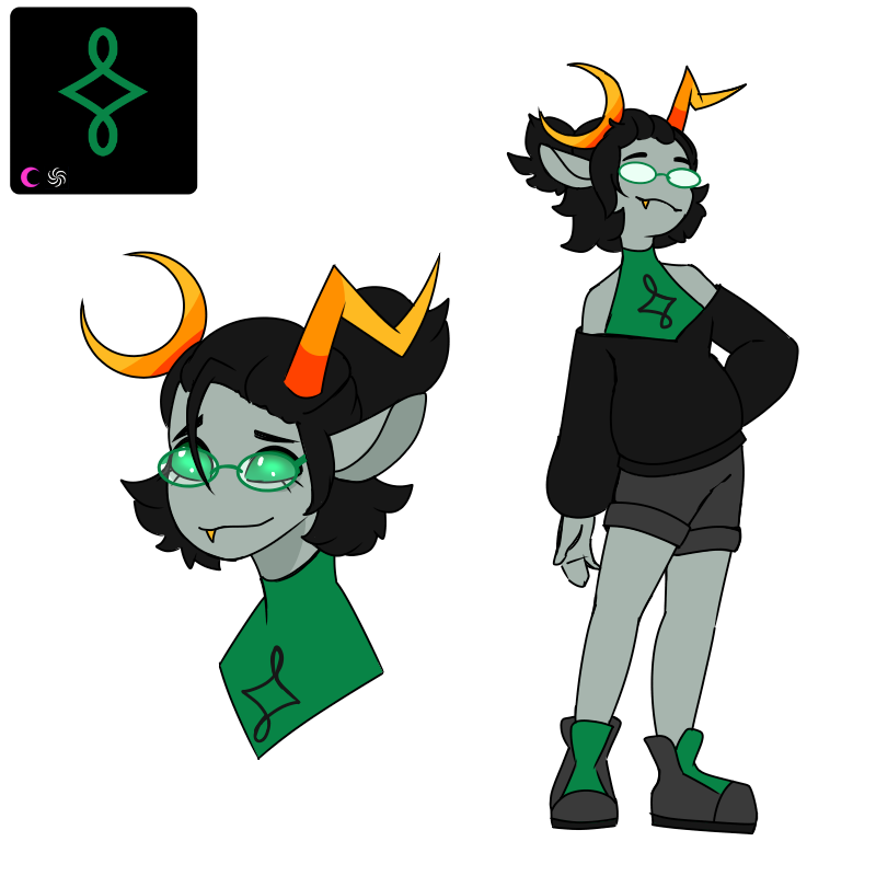 a Jade blood troll based on the artist