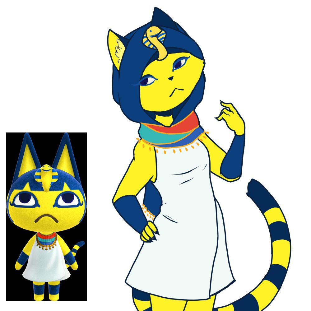 Ankha from Animal Crossing