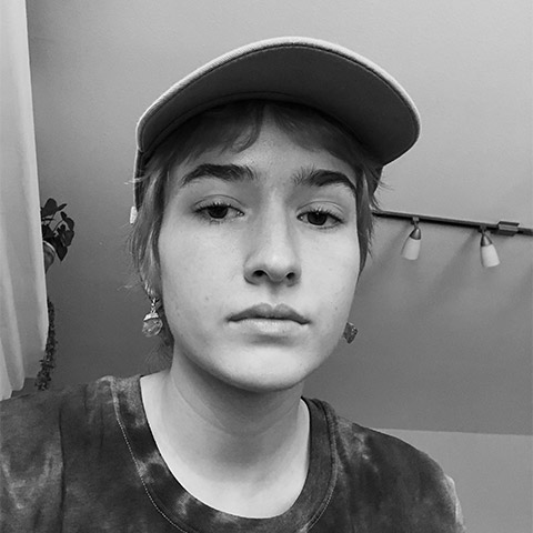 Black and white headshot of Hanna