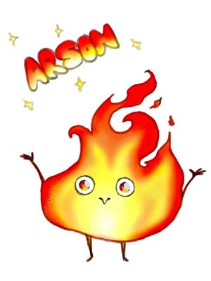 Portfolio Image 5: small flame excited about arson