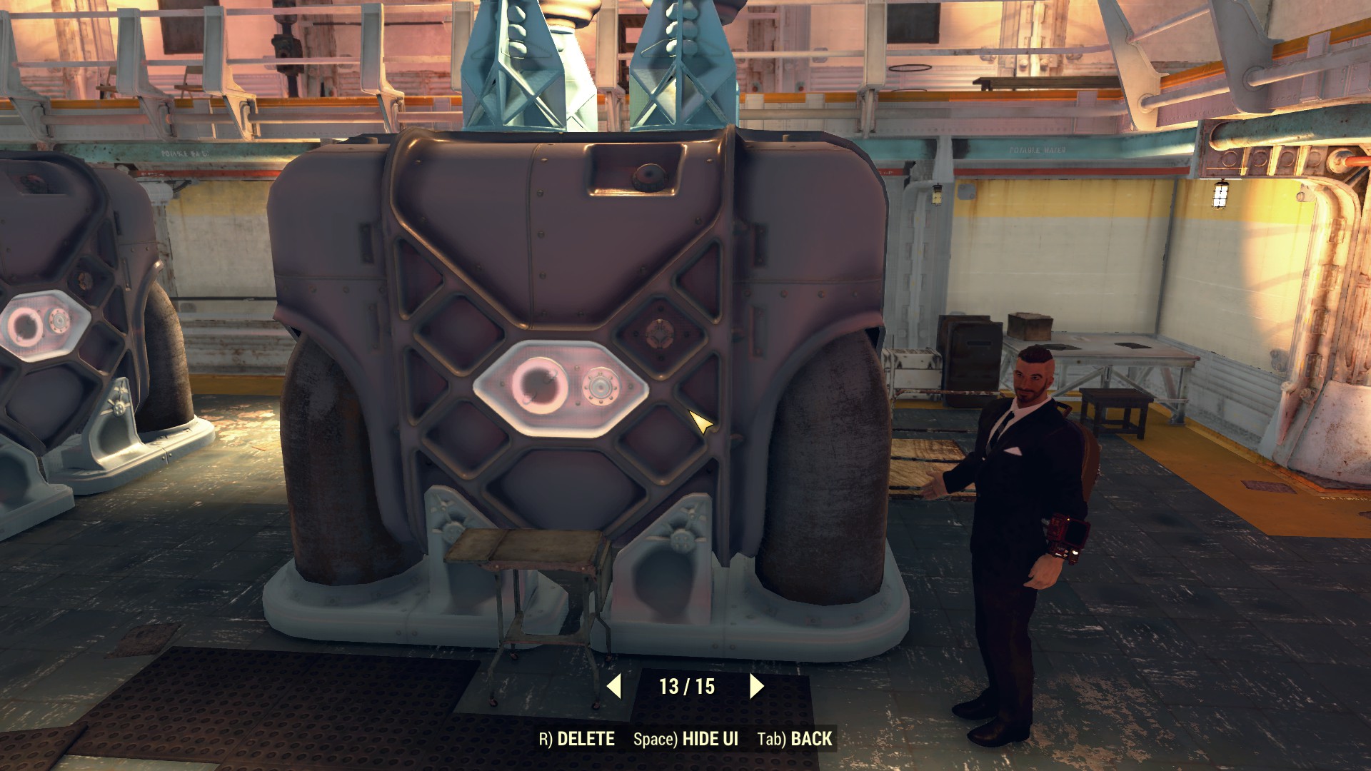 a box that produces nuclear energy, and released unwanted power through four tezla pillers, channeling it back into the box