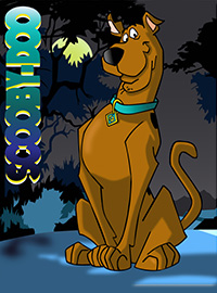 Scooby Doo at night