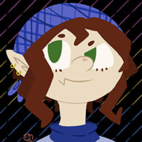 headshot illustration with simple background