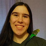 Me and my parakeet.