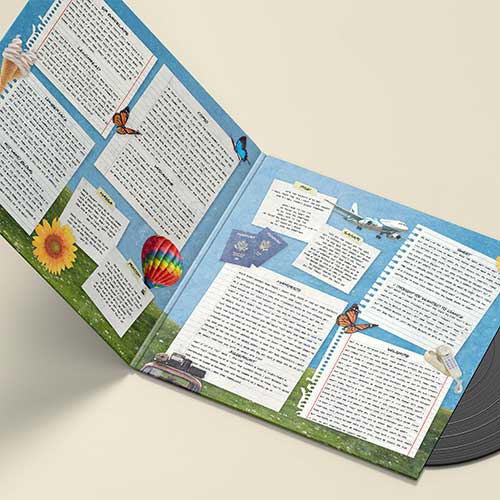 Interior Spread of CMIYGL Album Vinyl Redesign