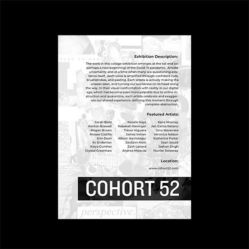 Beyond The Layers back part of flyer design