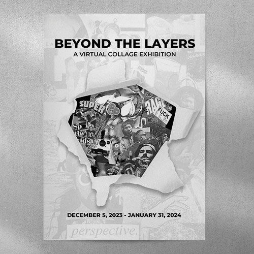Beyond The Layers Exhibition Flyer Design