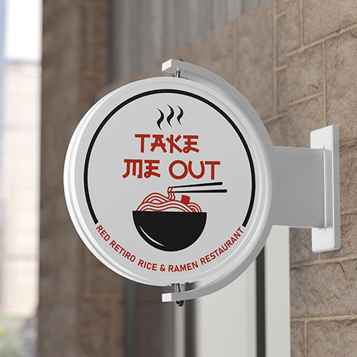 Take Me Out: Logo Mockup