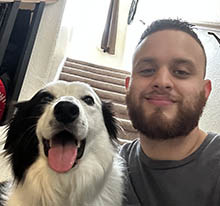 Picture of me and my dog
