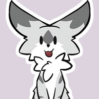Drawing of a Happy Cat Cartoon on a sticker