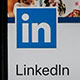 LinkedIn Logo on phone screen
