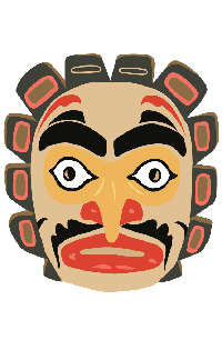 Color Tribal Mask