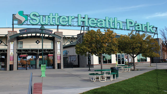 A picture featuring the outside of the venue, Sutter Health Park