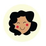 Portfolio Logo. Cartoon of Designer