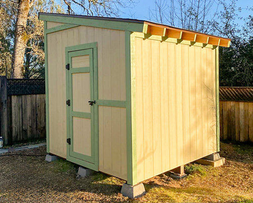 Backyard Shed Construction