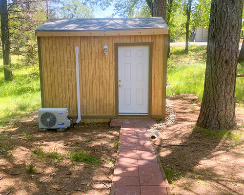 Office Shed Building with AC