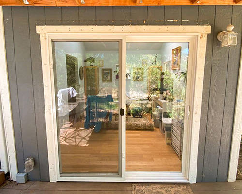Sliding Door Installed