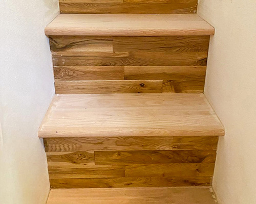 Custom Wooden Stairs Remodel