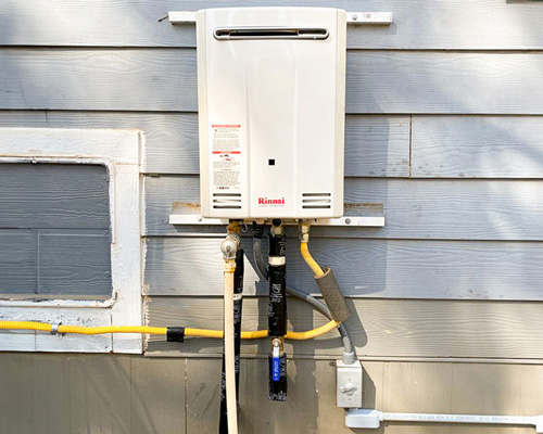 Efficient On-Demand Heater with Wiring Setup