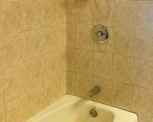 Installed Travertine Tiling Project