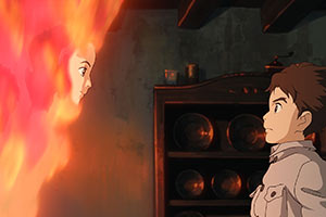 young boy and a fire goddess