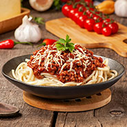 This will take you to a recipe page for Spaghetti.