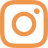 Instagram logo in Warm Orange color.