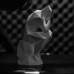 3D printed statue