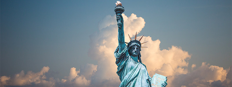 The Statue of Liberty in New York City