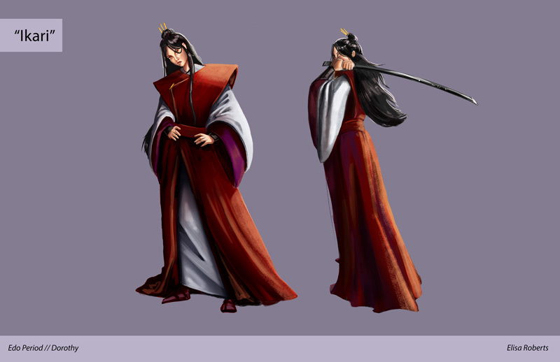 Character sheet of a main character.
