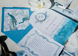 Public domain image for modern creative wedding invitation