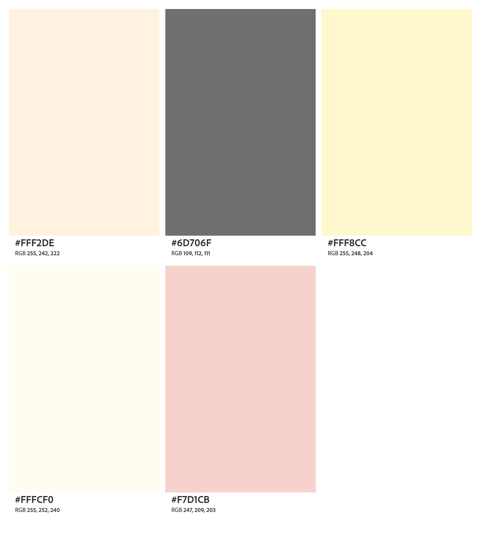 Skincare branding palette and advertising layout project