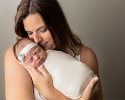 image of mother and child. 