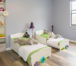 Lavender purple kids' bedroom